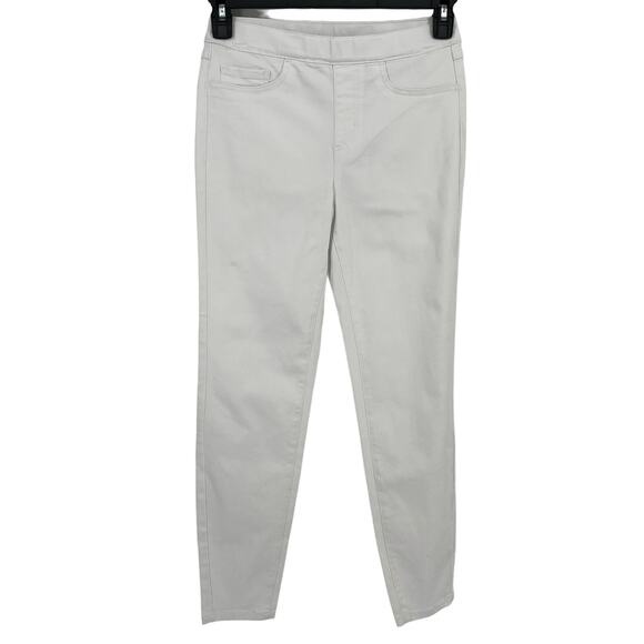 Ming Wang White Denim Pull On Jegging Jeans Womens Size 2 Jeggings - Picture 1 of 5